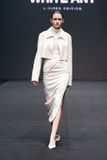 ERIN DRAPED MIDI SKIRT