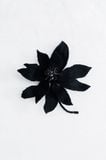 LACE - EMBELLISHED LEATHER BLOSSOM
