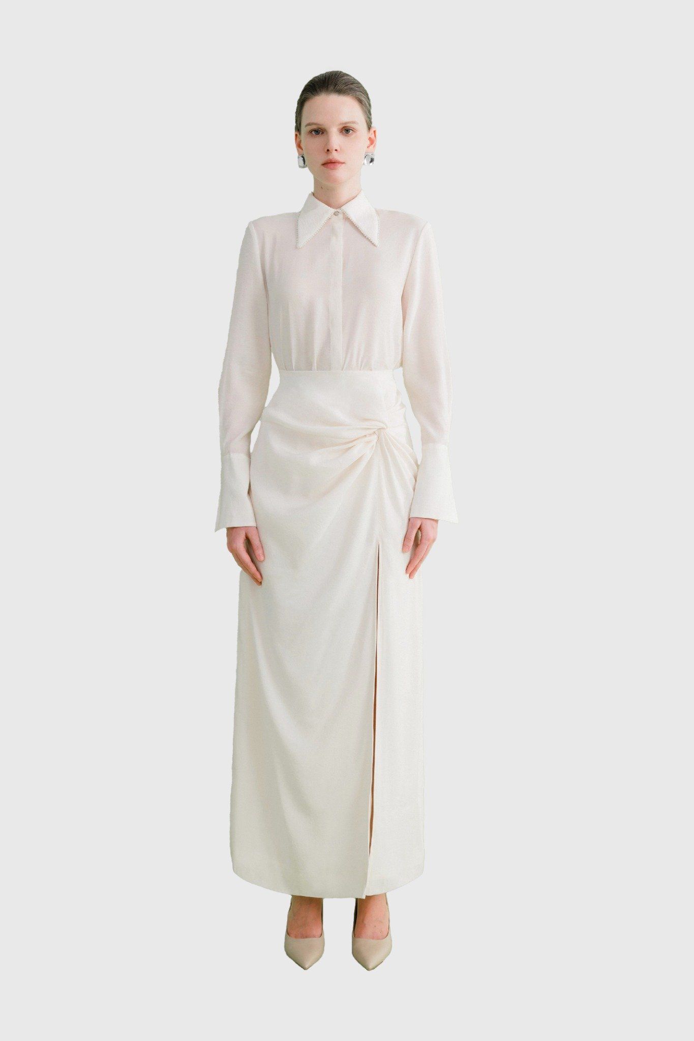 ELINA POINTED COLLAR SHIRT