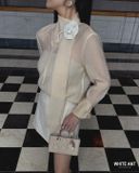 @Salinachai X OLIVER BLOUSE - POPPY FLOWER