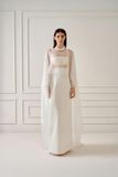 HISM SILK-SATIN LONG SKIRT