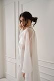 HISM SILK-SATIN LONG SKIRT