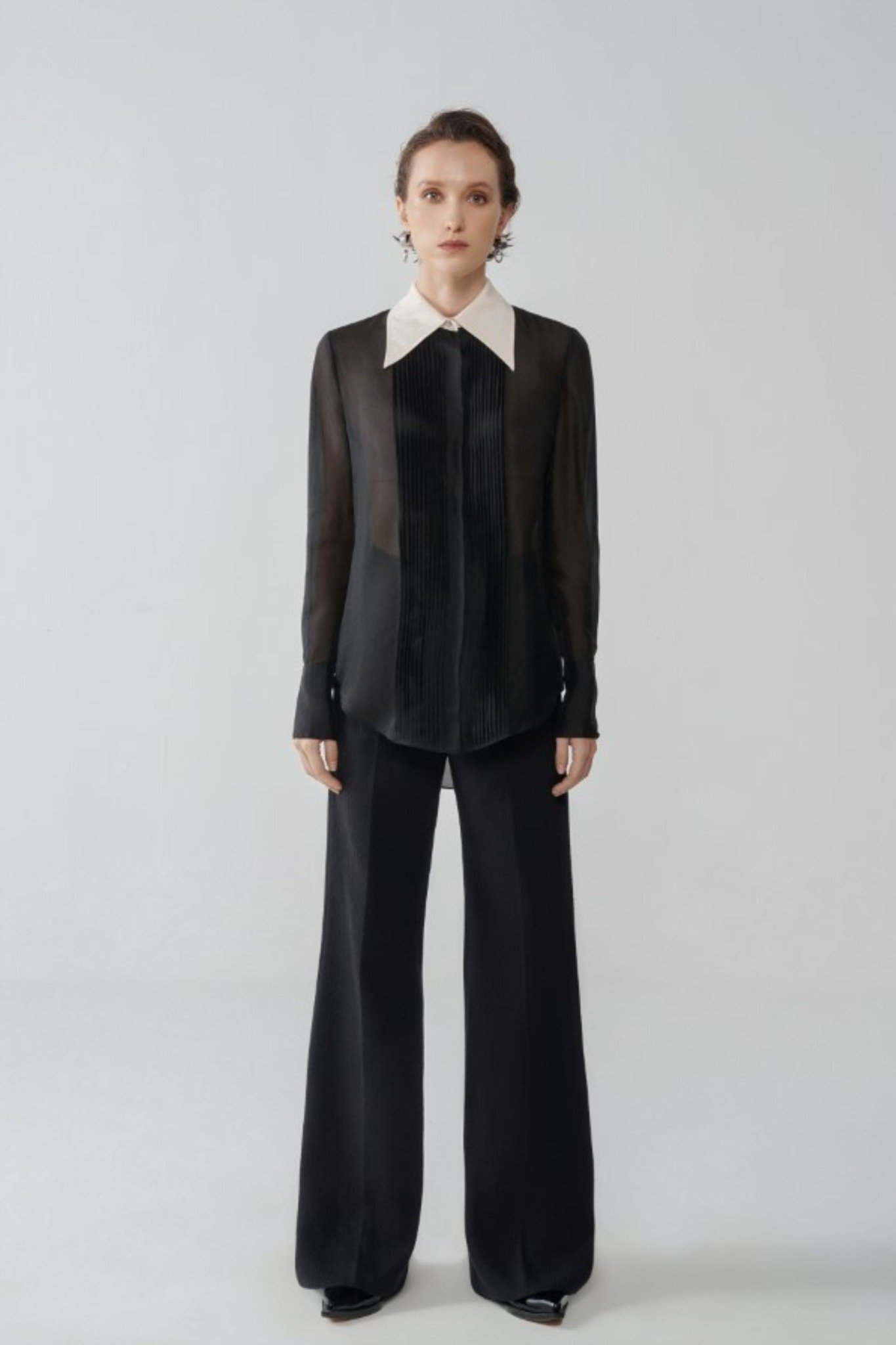  LAURIE HIGH WAISTED WIDE LEG TROUSERS 