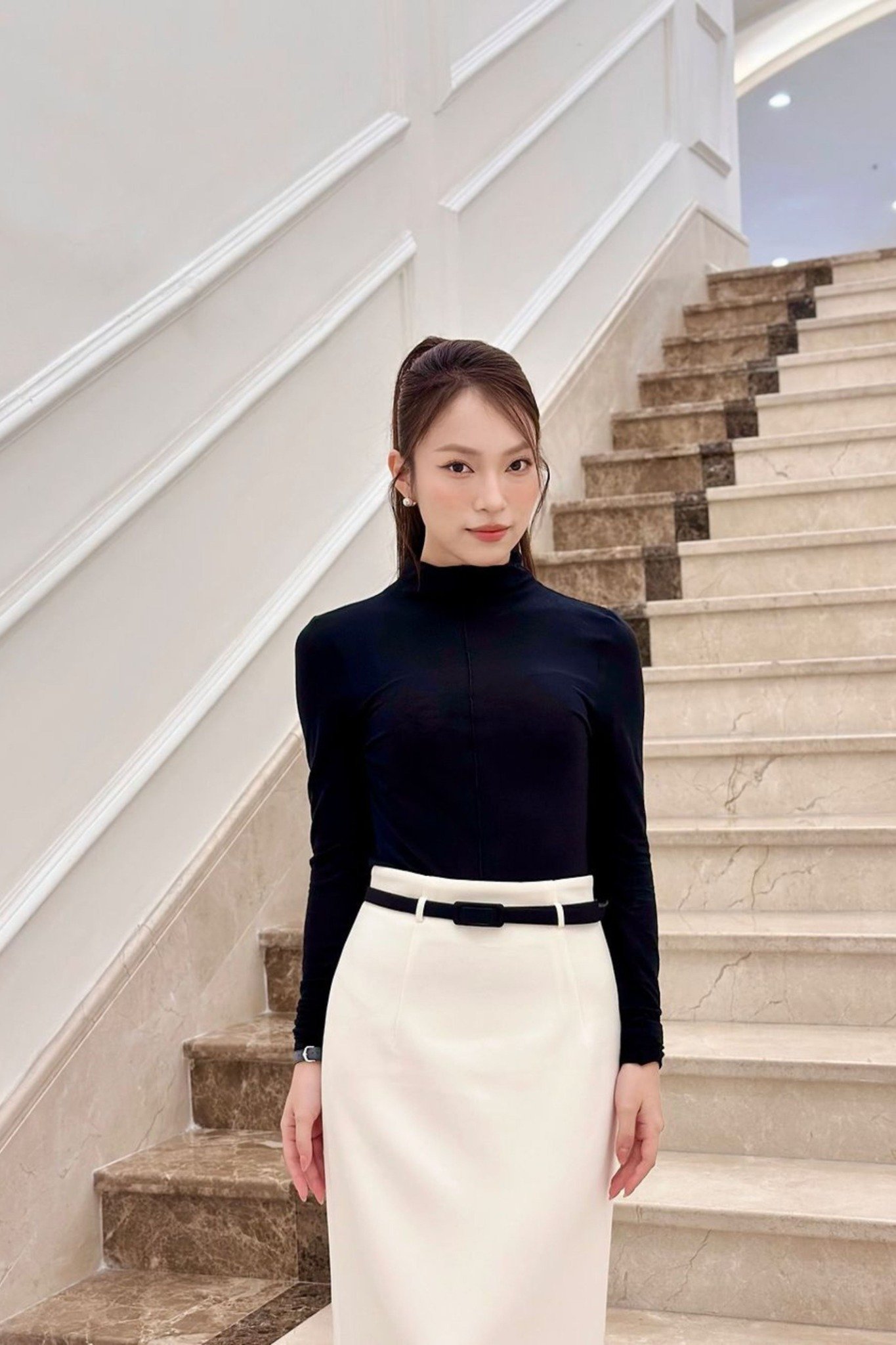  Khánh Vy X AGNES KNIT TOPS - ADELA MAXI SKIRT 
