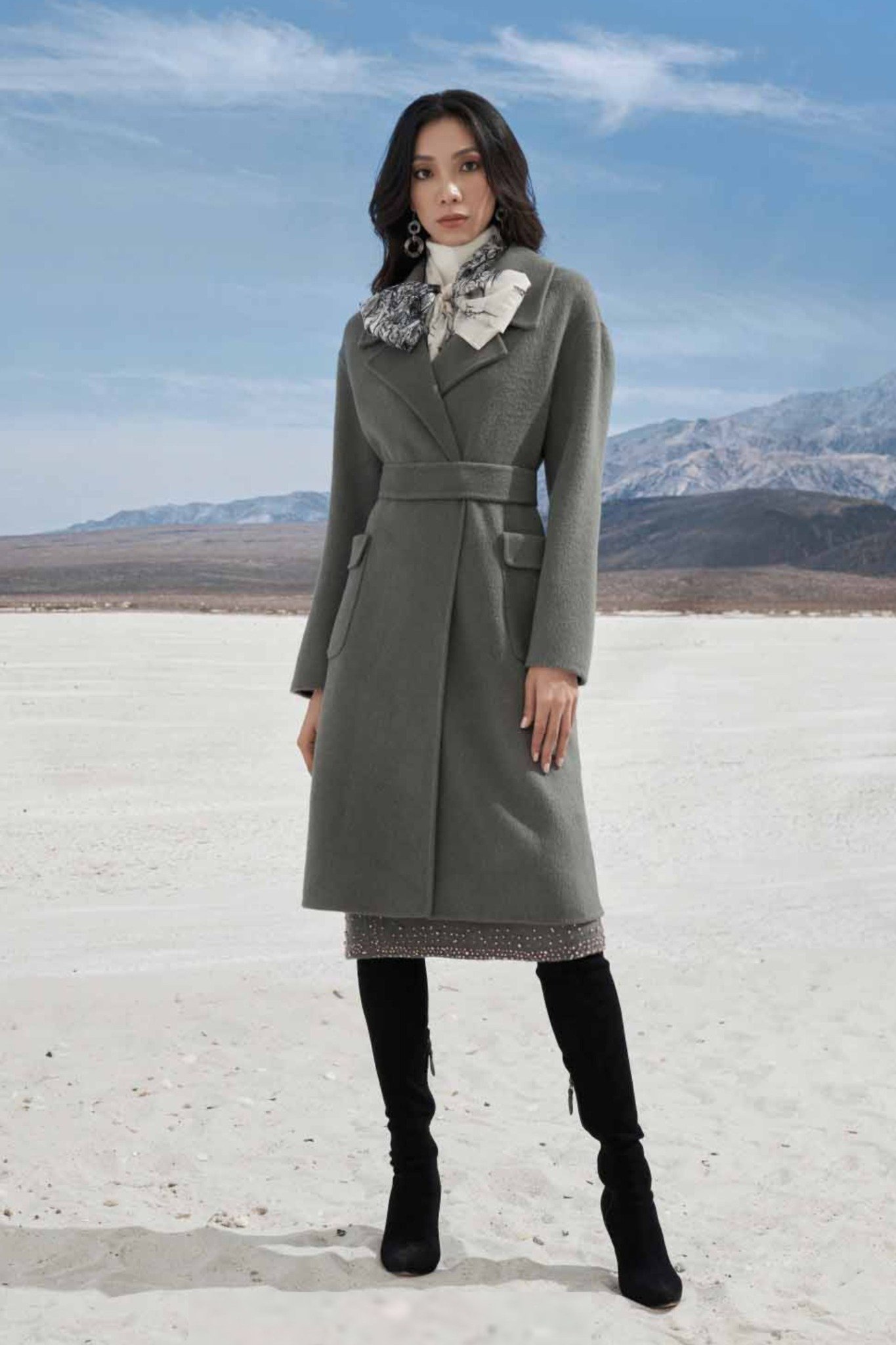  CLARLING GREY HANDMADE COATS 