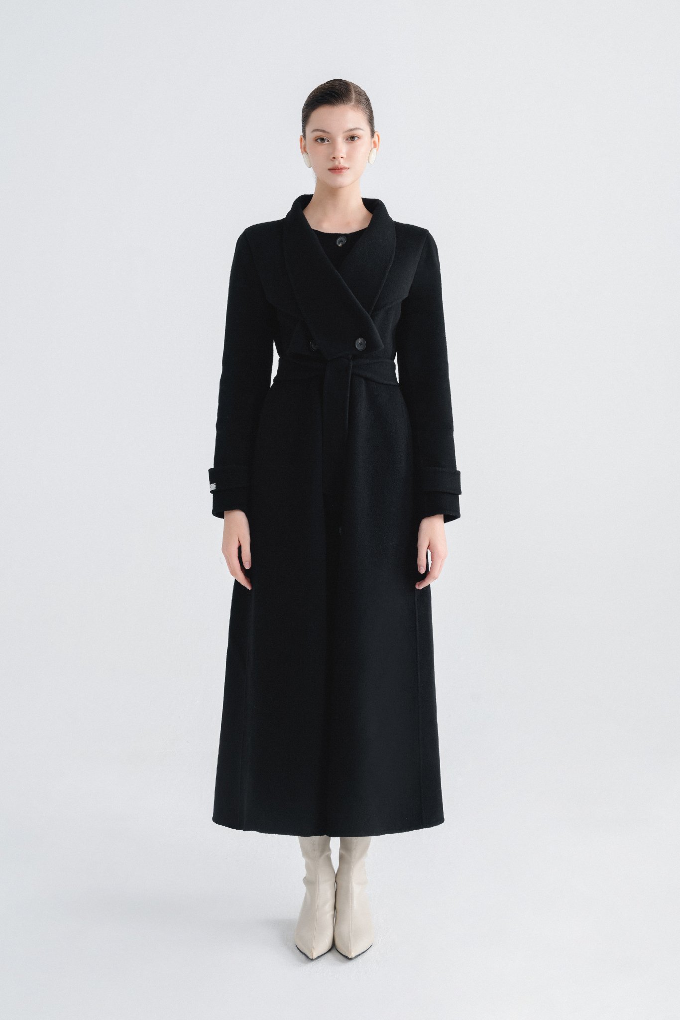  ANITA CASHMERE CAPE COAT 