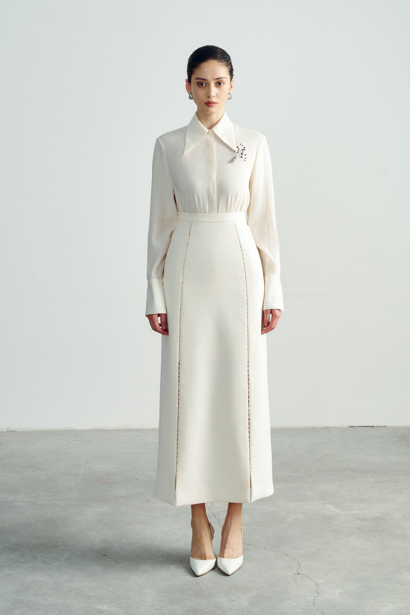  ORIANA SLIP SKIRT 
