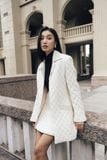 SUNY QUILTED MINI SKIRT