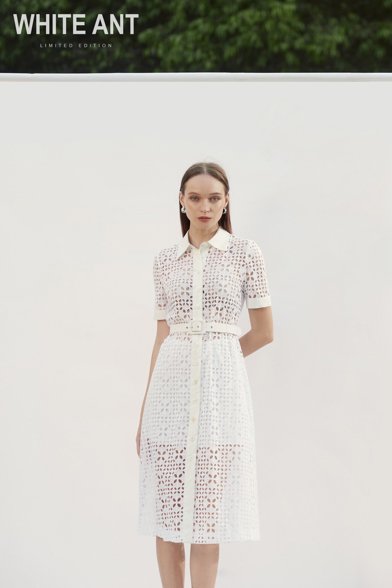  Đầm Sơ Mi Nữ White Ant  EDGAR A-LINE DRESS 120400191 