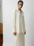 PINA EMB SILK CREPE BLOUSE