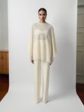 ORAN EMB LACE CAPE