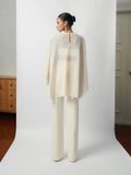 ORAN EMB LACE CAPE