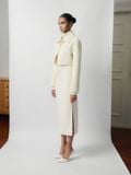 GIANI EMB CASHMERE-BLEND JACKET