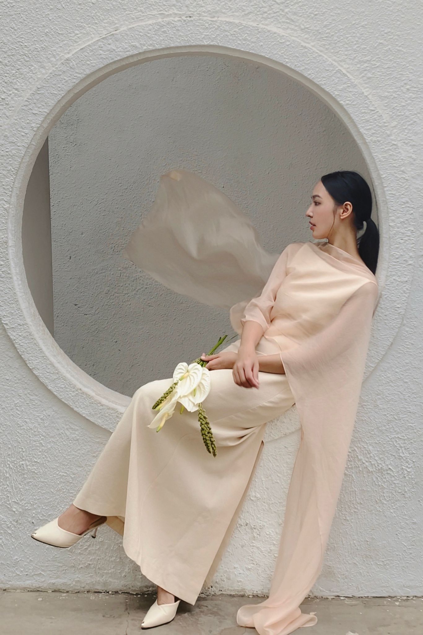  Trần Trúc X MARGOT DRESS - ALIE SCARF 