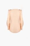 CELINA CASCADE COLLAR BLOUSE