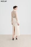 ESBER LONG SLEEVE FEATHER BLOUSE