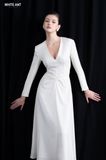 DIA V-NECK WRAP DRESS