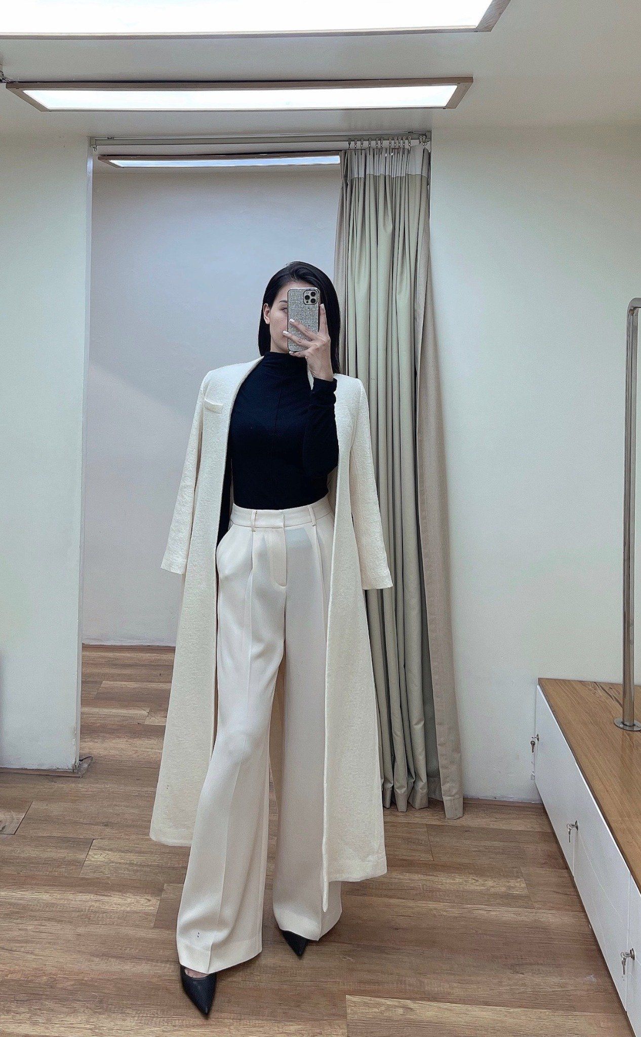 Quần Suông Nữ White Ant JENA STRAIGHT LEG PANTS 160400008