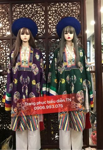  NB02 - Nhật Bình Nữ Xanh Rêu, Tím Than 