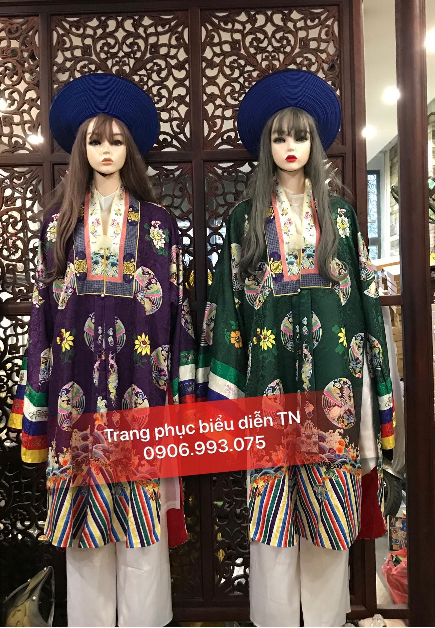 NB02 - Nhật Bình Nữ Xanh Rêu, Tím Than