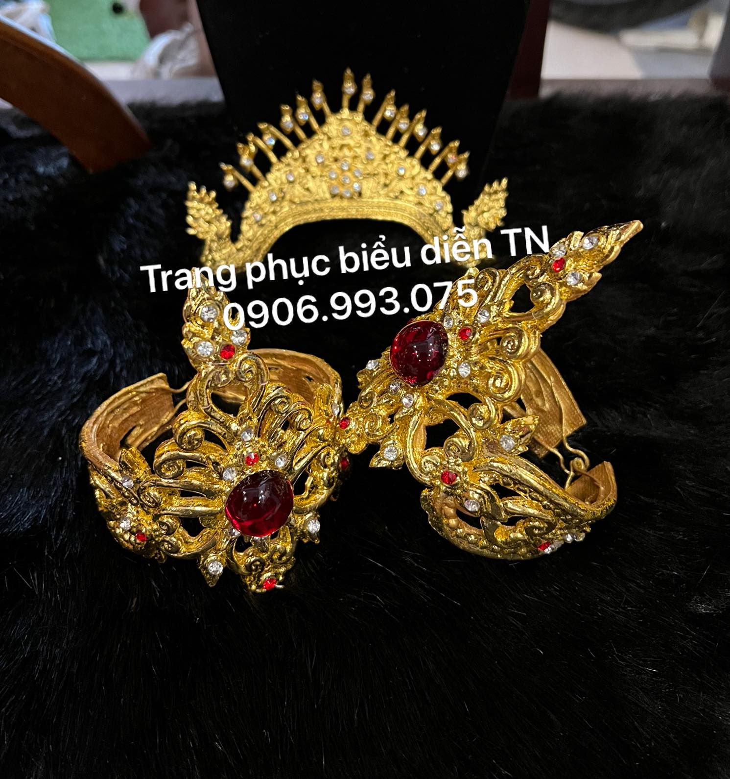 DC77 - Cặp Bắp Tay Thái/Khmer Vàng