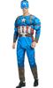 SAH002 - Trang Phục Hóa Trang Đội Trưởng Mỹ Captain America Người Lớn Cơ Bắp, Bộ Đồ Hóa Trang Siêu Anh Hùng