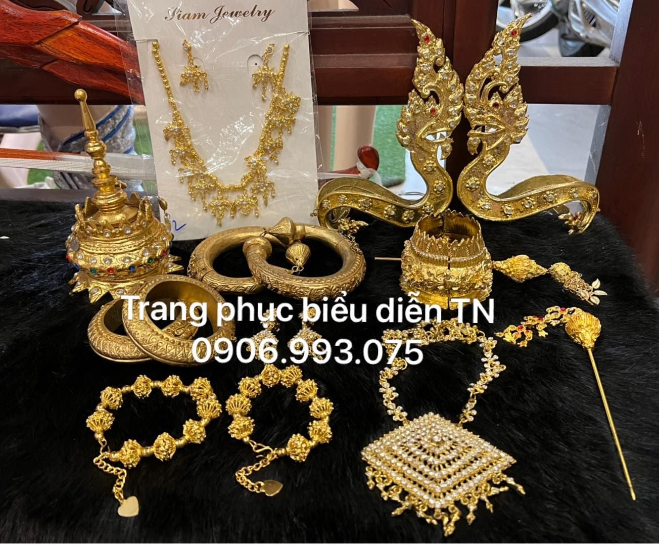 NN94 - Bộ Trang sức Vàng Thái/Cam