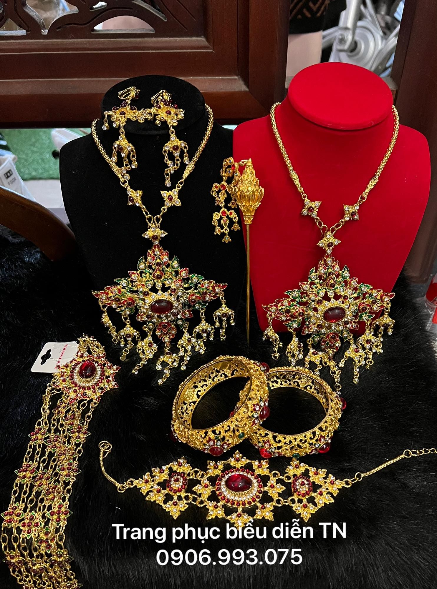 NN97 - Bộ Trang sức Vàng Cao Cấp Thái/Cam