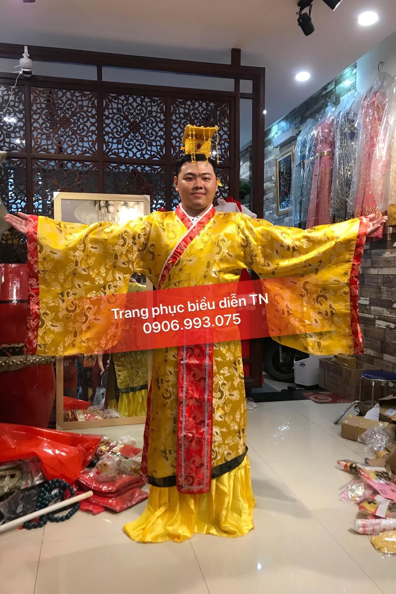 CT019 - Trang Phục Tần Thủy Hoàng, Trang Phục Vua Chúa Trung Hoa, Trang Phục Ngọc Hoàng (Tây Du Ký)