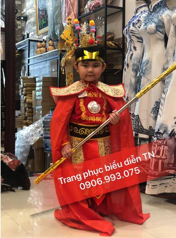  TDK022 - Trang Phục Tôn Ngộ Không Tề Thiên Đại Thánh Trẻ Em 