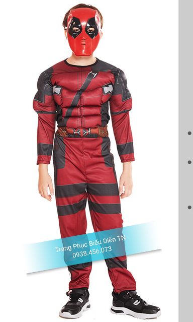 HT102 - Trang Phục Deadpool Trẻ Em
