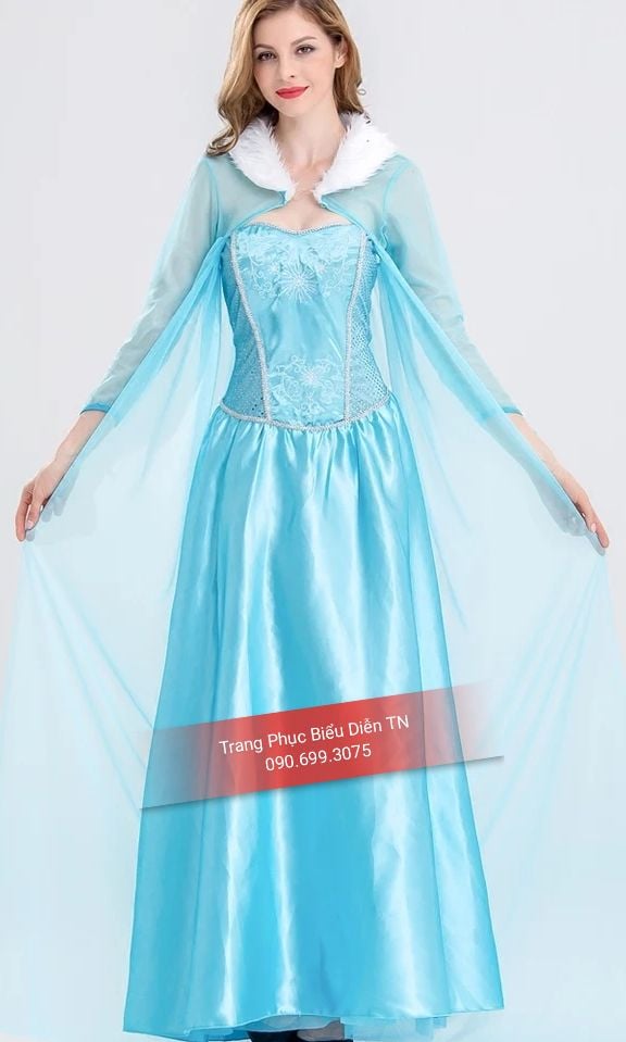 HT104 - Trang Phục Elsa Nữ Hoàng Băng Giá
