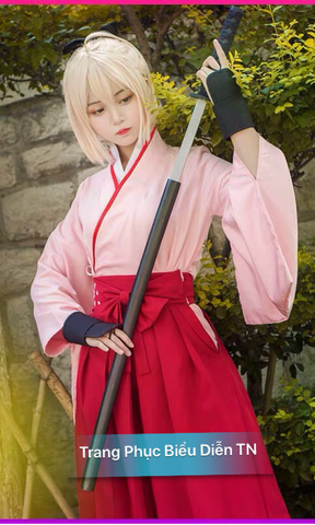  COS01 - Trang Phục Sakura Saber (Cosplay) 