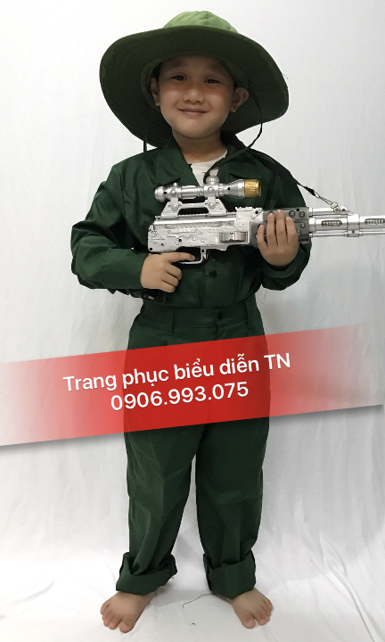 TE25 - Trang Phục Trẻ Em (Bộ Đội Nam)