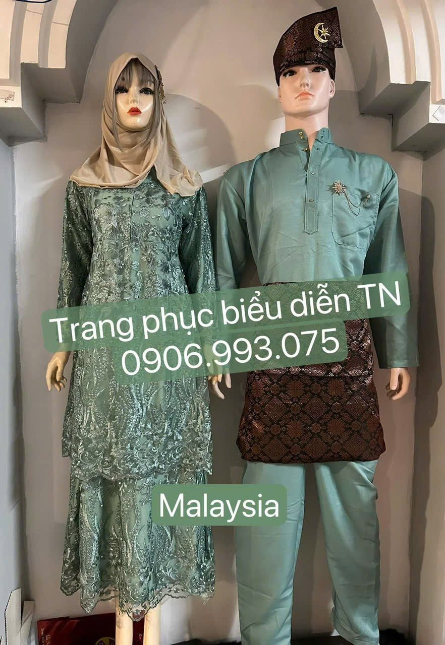 NN80 - Trang Phục Malaysia Nam Nữ