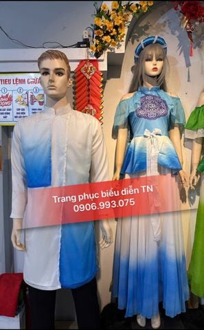  VM05 - Trang phục Váy Múa Xanh Dương 