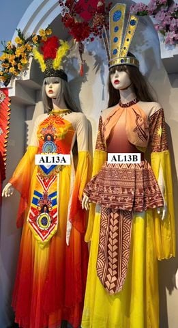  AL13 (A-B) - Trang Phục Âu Lạc Nữ 