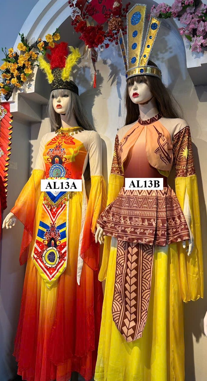 AL13 (A-B) - Trang Phục Âu Lạc Nữ