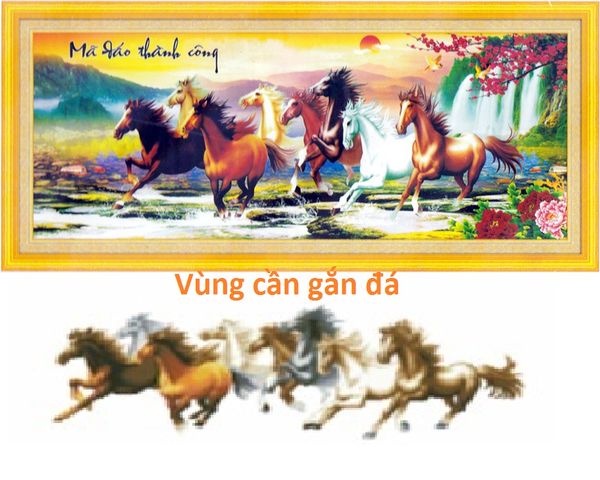 Tranh gắn đá