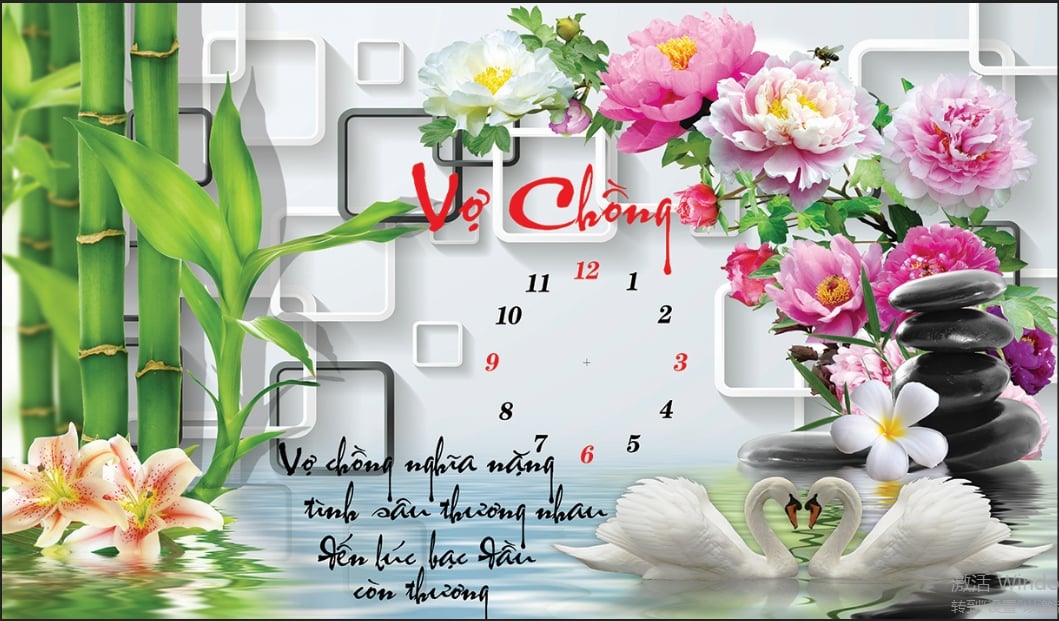 Tranh gắn đá KIAI loại chưa làm Vợ Chồng 88616