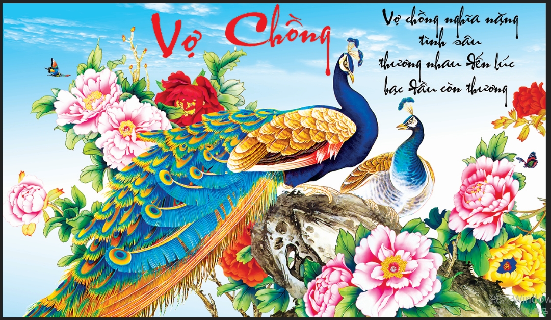 Tranh gắn đá KIAI loại chưa làm Vợ Chồng 88597