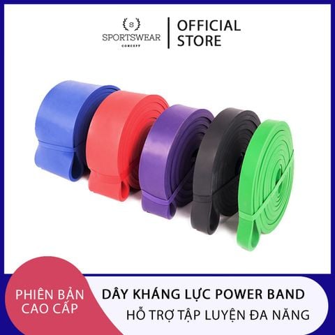  DÂY KHÁNG LỰC POWER BAND HỖ TRỢ TẬP LUYỆN ĐA NĂNG PHIÊN BẢN CAO CẤP 