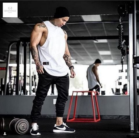  ÁO BA LỖ TẬP GYM NAM LIVE FIT LVFT 