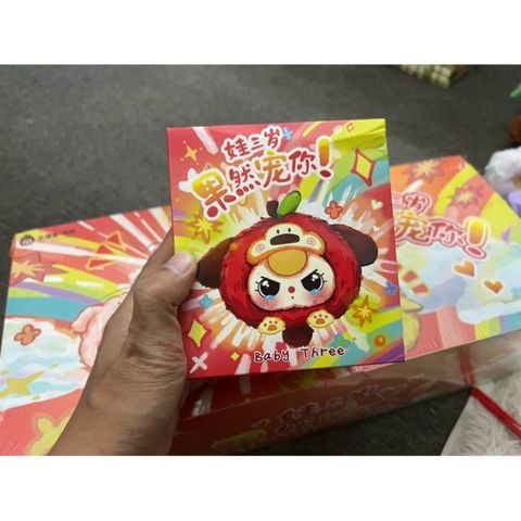  [BABY THREE/CHÍNH HÃNH/HOẢ TỐC] Móc khoá Baby Three Blind Box Túi Mù Trái Cây 