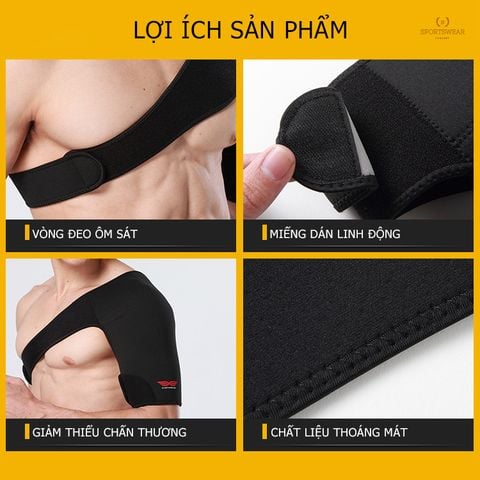  Dụng cụ bảo vệ cơ vai khi tập gym, chơi thể thao chuyên nghiệp 