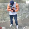 Áo tập gym ba lỗ Rise big logo