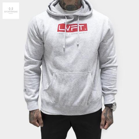  Áo Hoodie Heather Grey Live Fit cao cấp 