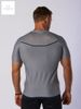 Áo tập gym tay ngắn Novum Grey Man