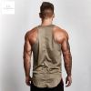 Áo ba lỗ tập gym Khaki Mesh Unity Longline Vanquish