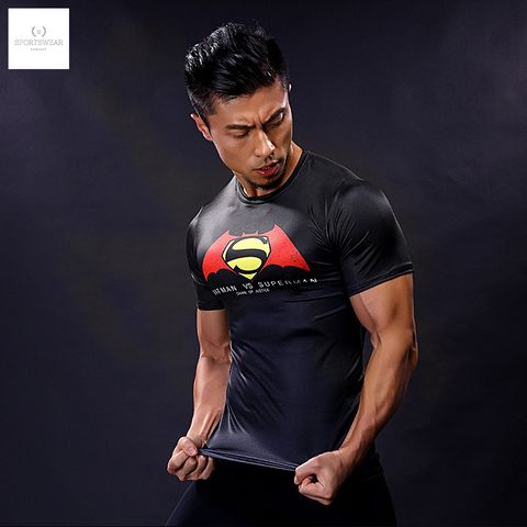  Áo tập gym thể thao Avengers Super Batman 